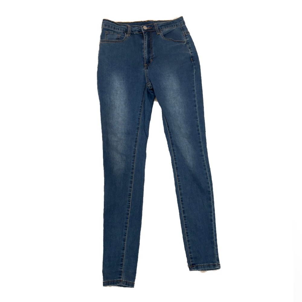 Blue Skinny Jeans with Versatile Style